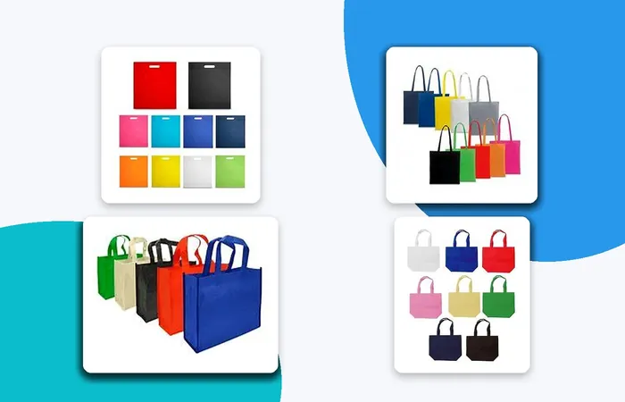 Diferentes estilos y colores de bolsas de cambrel