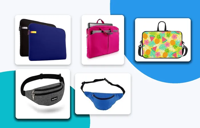 Estuches para laptop y canguros
