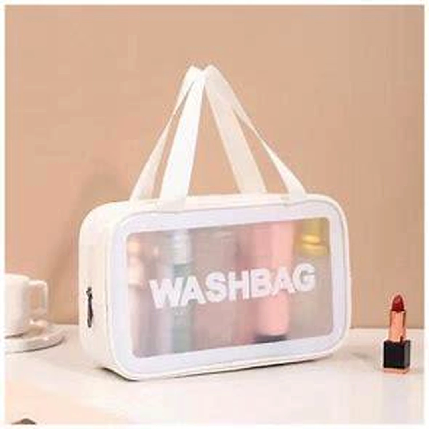 Estuche plástico con agarraderas promocional personalizable