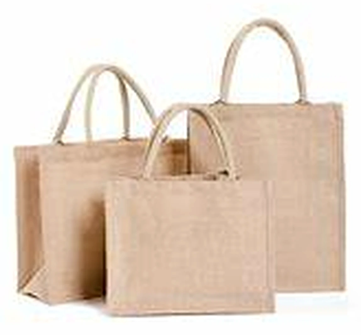 Bolso de yute promocional personalizable