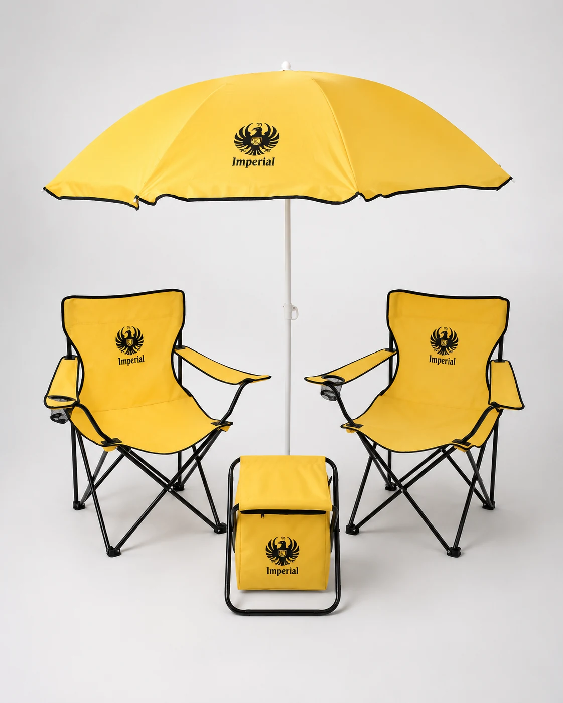 Kit de playa amarillo promocional personalizable