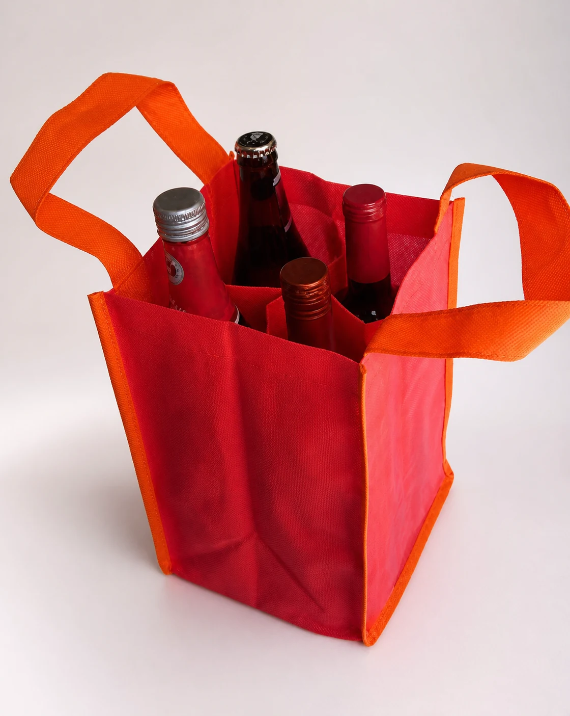Porta cuatro botellas promocional personalizable